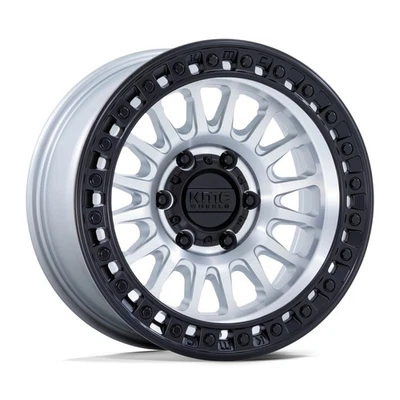 Rueda 17" KMC KM552 IMS mecanizada labio negro 17x8,5 6x135-10 mm para Ford Lincoln Foto 1 de 4