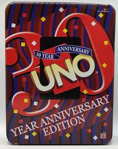 Vintage UNO 30 Year Anniversary Edition Card Game in Tin - * Unused Condition * - Picture 1 of 7