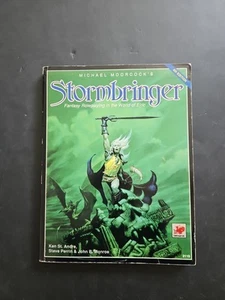 STORMBRINGER 4TH EDITION 2110 RPG ROLE-PLAY 1990 RULEBOOK ELRIC MICHAEL MOORCOCK - Picture 1 of 10