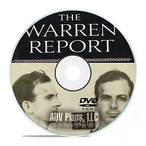 The Warren Commission Report, JFK assassination, Complete 26 Volume DVD PDF F09 - Picture 1 of 6