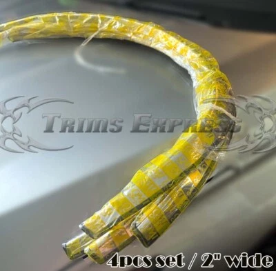 para: Toyota 4 Runner 4Runner 1996-2001 guardabarros de acero inoxidable labio de ajuste de pozo 4 piezas Foto 1 de 3