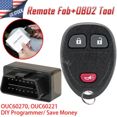 Keyless Remote Key Fob 3Button for Chevy Silverado Suburban 1500 2500 3500 Tahoe - Изображение 1 из 4