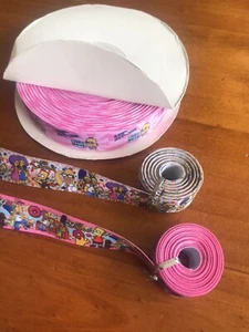 Bulk Lot Printed Ribbon Rolls The Simpsons New 2.5cm Width. - Picture 1 of 7