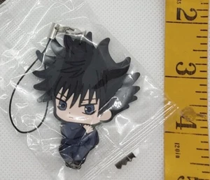 Jujutsu Kaisen Rubber Keychain Strap Megumi Fushiguro Anime Japan - Picture 1 of 1