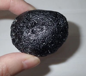 Black Indochinite Tektite Stone 53.3 gram 47x38x22 mm - Picture 1 of 5