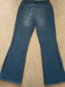 Mamas & Papas blue denim Maternity Jeans Bootcut Size 10 Regular EXCELLENT CON.. - Picture 1 of 6