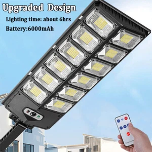 Solar Street Lights Outdoor Waterproof, 6500K 10000LM Solar Street Light, 504Led - Picture 1 of 14
