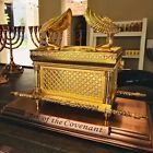 Statue Covenant Ark Gilded Copper Brackets Jerusalem Reproduction Jewish Statue