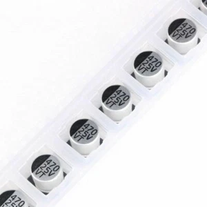 Condensador electrolítico de aluminio SMD/SMT 10 piezas 50 piezas - Varios valores/voltaje - Imagen 1 de 4
