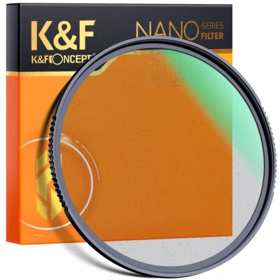 K&F 58mm Nano-X Black Pro-Mist 1/4 Filter For Vlog,Special Effects Multi Coated - Image 1 of 4