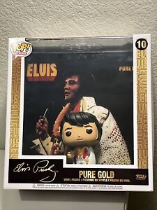 Funko Pop! Albums: Pure Gold Elvis Presley Vinyl Figure 10 NEW