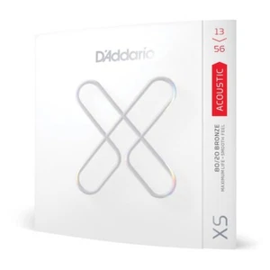 Cuerdas para guitarra acústica D'Addario XS recubiertas 80/20 bronce; medidores 13-56 - Imagen 1 de 4