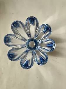 ORREFORS MAYFLOWER CRYSTAL BOWL - RARE BLUE HUE - Picture 1 of 6
