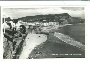 Postkarte Esplanade & Beach Sidmouth Shaldon Teignmouth 1955 Harvey Barton RP - Bild 1 von 1