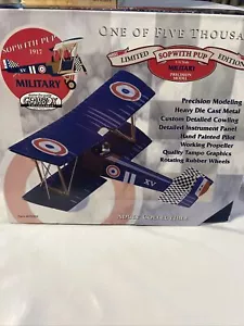 1997 Gear Box Limited Edition 1917 Sopwith Pup Military Airplane Die Cast Metal - Picture 1 of 6