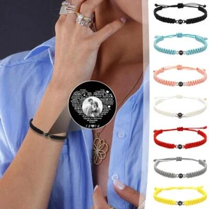 Personalised Photo Projection Bracelet with Custom Picture-Inside Memorial Gift - Picture 1 of 21