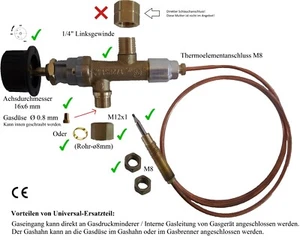 Gashahn komplett system zum Gril, Heizgerät, Gasbrenner Ofen, Grill von Gasherd - Bild 1 von 1