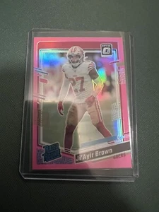 2023 Panini Donruss Optic JI'AYIR BROWN RC Pink Rated Rookie 49ERS - Bild 1 von 2