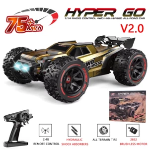 Brushless Electric RC Monster Truck 4WD 1 14 Scale Drift Off Road High Speed - Picture 1 of 13