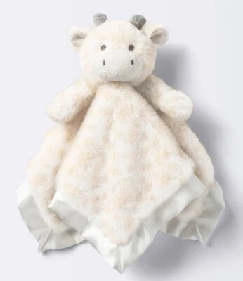Cloud Island GIRAFFE Cow Baby Blanket  Lovey Target Satin Trim Unisex Gift New - Image 1 of 4