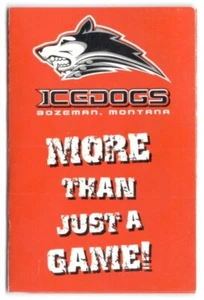 2002-03 Bozeman Icedogs AWHL Hockey Spielplan!!! Speedy Print - Bild 1 von 1