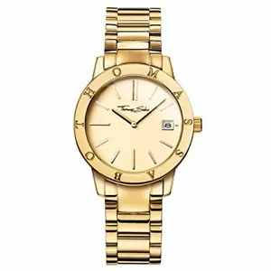 Thomas Sabo WA0174-264-207 Watch Gold Plated Analogue Quartz Watch 33mm RRP $389 - Picture 1 of 4
