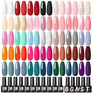 COSCELIA 40pcs Gel Nail Polish Set with Base Coat Glossy Matte Glitter Top Coat - Picture 1 of 8