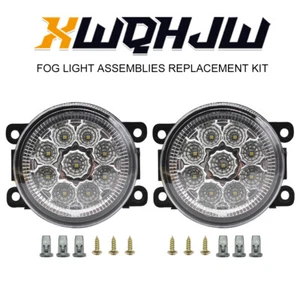 Par de lentes transparentes para parachoques luces antiniebla lámparas de repuesto para Subaru Forester 2014-18 - Imagen 1 de 10