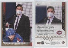 2020-21 Upper Deck SP Signature Edition Legends Gold Foil /99 Alexandre Burrows