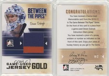 2010-11 ITG Between the Pipes Game-Used Gold Jersey /10 Devan Dubnyk #M-12