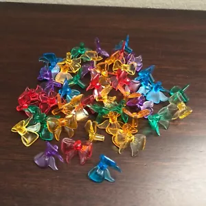 Vintage Ceramic Christmas Tree Plastic Lights Bows Multi Lot 50 - Picture 1 of 4