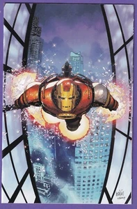 Iron Man #1 1:100 Yu Virgin Variant scansioni reali! - Foto 1 di 3