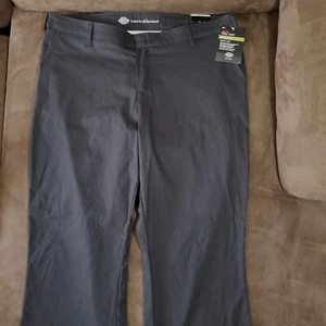 NWT DICKIES FLEX TWILL PANT SLIM FIT BOOT CUT SIZE 18 SH BLACK - Picture 1 of 13