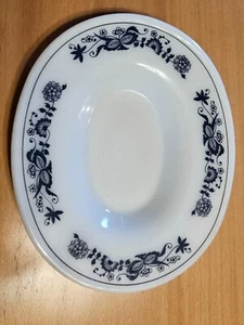 Pyrex Gravy Boat Underplate Only Old Town Blue Onion - Picture 1 of 5