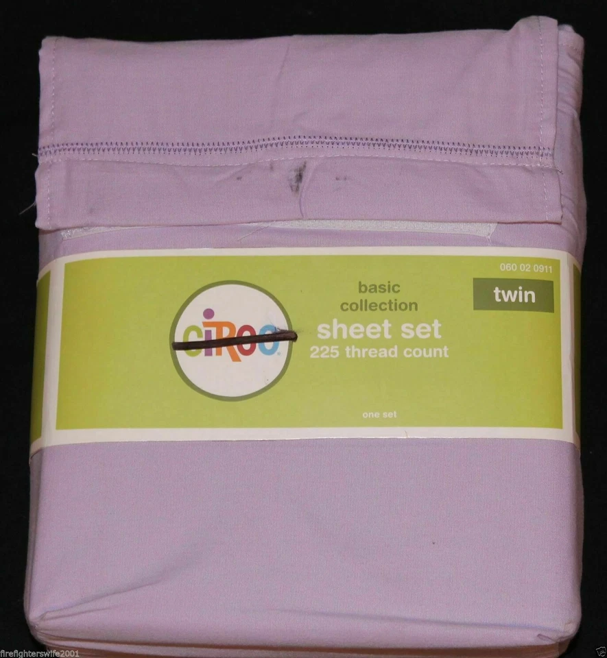 Juego de sábanas circo púrpura lavanda ropa de cama doble o completa para niñas nuevo Foto 1 de 1