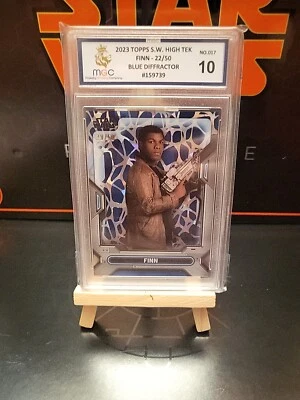 Topps Star Wars High Tek Blue Diffractor 22/50 Finn MGC 10 - Image 1 of 4