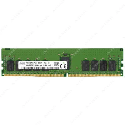 Hynix 16GB DDR4 2933 PC4-23400 2Rx8 ECC RDIMM Server Memory RAM HMA82GR7CJR8N-WM - Image 1 of 2