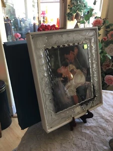 NIB Marquis By Waterford Crystal Floral Picture Frame 8 X 10 Photo Size NEW - Picture 1 of 11