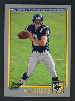 2001 Topps #328 Drew Brees Los Angeles Chargers RC Rookie - Image 1 of 2