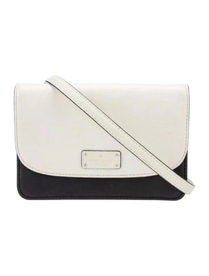 Kate Spade New York Grove Street Mikka Leather Crossbody Bag Black Cenn NEW - image 1 of 4