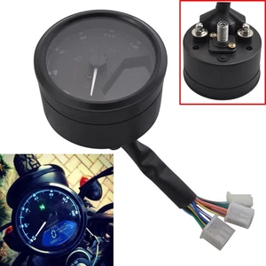Motorcycle Digital Gauge Speedometer Tachometer Odometer MPH KM/H Universal - Picture 1 of 22
