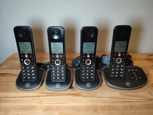 BT Advanced Quad Digital Cordless Phone X56-f93 Tam Answer Phone Box 109 - Zdjęcie 1 z 6