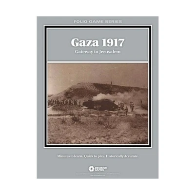 Decision Games Folio Wargame Gaza 1917 - Gateway to Jerusalem Bag EX - Image 1 of 2