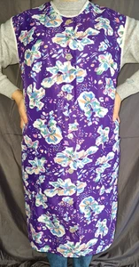 Nylon Dederon kittel schürze Vintage   Apron Gr. 46 -Original 70er Jahre- - Bild 1 von 3