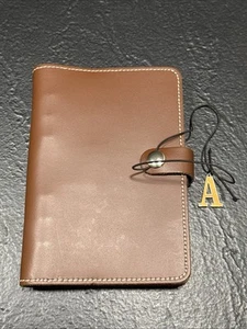 Original Brown Filofax Real Leather Personal Organizer with Paper Made In The UK - Picture 1 of 11