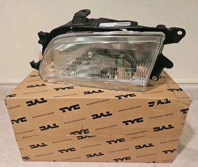 Toyota Tercel 1995 1996 faro lado del conductor lente transparente halógeno TO2502111 Foto 1 de 4