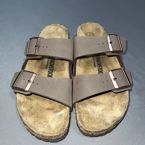 Birkenstock Arizona Birko-Flor Sandal, Brown Women’s Size 40 EU 9-9.5 US - Picture 1 of 7