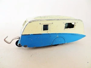 DINKY 190 'CARAVAN' CREAM OVER BLUE ORIGINAL. VINTAGE. GOOD. COMPLETE. - Picture 1 of 6