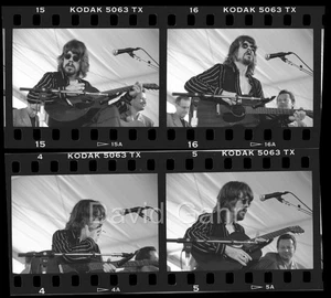 '01 David Rawlings Newport Folk Fest Original Gahr 35mm 4 Negative Lot A939 - Picture 1 of 1