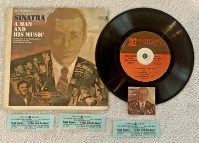 Frank Sinatra "A Man and His Music" Compact Jukebox EP + title strips, mini pic - Image 1 of 4